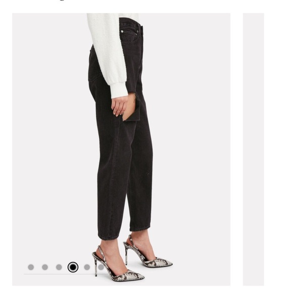 AGOLDE
90's High-Rise Loose Jeans. Black size 23  Grunge era distressed - Picture 4 of 14